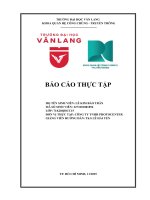 VLU - BCTT QUAN HỆ CÔNG CHÚNG - TRUYỀN THÔNG - CÔNG TY TNHH PHOTOCENTER