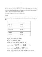 Bài tập Kế toán quản trị