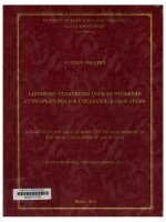 000071703 LISTENING STRATEGIES USED BY STUDENTS AT PEOPLE'S POLICE COLLEGE I: A CASE STUDY CHIẾN LƯỢC LẮNG NGHE ĐƯỢC HỌC SINH SỬ DỤNG TẠI TRƯỜNG CAO ĐẲNG CẢNH SÁT NHÂN DÂN I: MỘT NGHIÊN CỨU TRƯỜNG HỢP