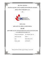 IUH - KẾT CẤU ĐỘNG CƠ ĐỐT TRONG - GIỚI THIỆU XE DU LỊCH HYUNDAI I20 II ELITE (FACELIFT 2018) – 1.2L KAPPA DUAL (83 HP) CVT