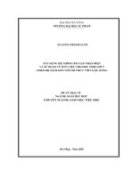 Xây dựng hệ thống bài tập nhận diện và sử dụng từ hán việt cho học sinh lớp 5 (theo bộ sách kết nối tri thức với cuộc sống)