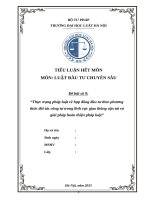 Thực trạng pháp luật về hợp đồng đầu tư theo phương thức đối tác công tư trong lĩnh vực giao thông vận tải và giải pháp hoàn thiện pháp luật