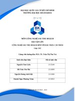 Môn công nghệ sau thu hoạch bài tập lớn công nghệ sau thu hoạch Đối với rau trái  cải thảo