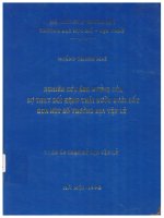 Lv 0107 nghiên cứu ảnh hưởng của sự thay đổi động thái nước dưới đất qua một số trường địa vật lý