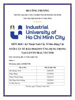 IUH - Kỹ Thuật Nuôi Cấy Tế Bào Động Vật - NUÔI CẤY TẾ BÀO HEK293T ỨNG DỤNG TRONG TẠO LENTIVIRAL VECTOR