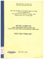 000079057 BỘ ĐỀ LUYỆN THI THỰC HÀNH DỊCH VIẾT VÀ DỊCH NÓI DÀNH CHO SINH VIÊN CHUYÊN NGỮ TIẾNG NGA