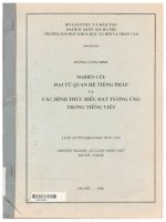000018384 NGHIÊN CỨU ĐẠI TỪ QUAN HỆ TIẾNG PHÁP VÀ CÁC HÌNH THỨC BIỂU ĐẠT TƯƠNG ỨNG TRONG TIẾNG VIỆT