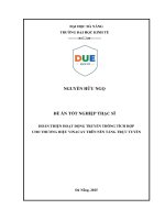Hoàn thiện hoạt Động truyền thông tích hợp cho thương hiệu vinacay trên nền tảng trực tuyến