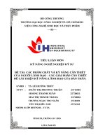 IUH - CÁC PHẨM CHẤT VÀ KỸ NĂNG CẦN THIẾT CỦA NGƯỜI LÃNH ĐẠO - CÁC GIẢI PHÁP CẦN THIẾT ĐỂ CẢI THIỆN KỸ NĂNG LÃNH ĐẠO CỦA BẢN THÂN