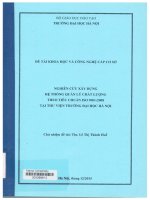 000089813 NGHIÊN CỨU XÂY DỰNG HỆ THỐNG QUẢN LÝ CHẤT LƯỢNG THEO TIÊU CHUẨN ISO 9001:2008 TẠI THƯ VIỆN TRƯỜNG ĐẠI HỌC HÀ NỘI