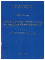 Lv 0080 Đề tài : PHƯƠNG PHÁP NGHIÊN CỨU MÔI TRƯỜNG PHÓNG XẠ. ÁP DỤNG CHO VÙNG CHÂN MÂY - THỪA THIÊN - HUẾ.