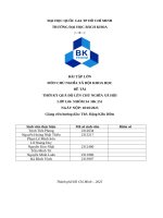 Bài tập lớn môn chủ nghĩa xã hội khoa học Đề tài thời kỳ quá Độ lên chủ nghĩa xã hội