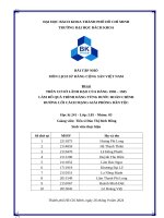 Trên cơ sở lãnh Đạo của Đảng 1930 – 1945 làm rõ quá trình Đảng từng bước hoàn chỉnh Đường lối cách mạng giải phóng dân tộc