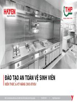 Đào tạo An toàn vệ sinh viên - 2   (phần kiến thức & kỹ năng)