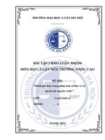 Đánh giá thực trạng pháp luật về bảo vệ nguồn tài nguyên nước