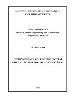 Tóm tắt tiếng anh thiết kế hệ thống thu thập dữ liệu và dựng bản Đồ ec của Đất nông nghiệp