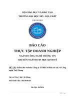 Kiểm thử website Công ty TNHH Sở hữu trí tuệ và Công nghệ Tuệ Phong