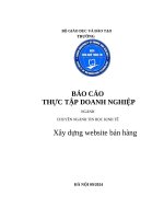 Nghiên cứu cách xây dựng và phát triển WEBSITE