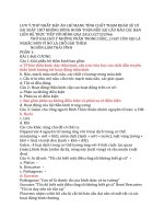 Trắc nghiệm giải phẩu