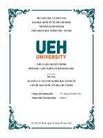 Đề tài nguyên lý của chủ nghĩa mác lênin về vấn Đề nhà nước xã hội chủ nghĩa