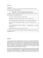 Cơ sở lý luận và thực tiễn về khai thác nguồn lực cho phát triển kinh tế