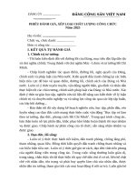 PHIẾU ĐÁNH GIÁ CHẤT LƯỢNG CÁN BỘ, CÔNG CHỨC năm 2025 DÙNG ĐƯỢC NGAY