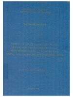 Lv 0603 NGHIÊN CỨU ỨNG DỤNG CẤU TRÚC DỮ LIỆU CỦA CÁC MÁY TOÀN ĐẠC ĐIỆN TỬ VÀ CÁC PHẦN MỀM ĐỒ HỌA HIỆN CÓ TẠI VIỆT NAM TRONG CÔNG TÁC THÀNH LẬP BẢN ĐỒ SỐ ĐỊA HÌNH