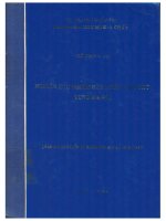 Lv 0049 NGHIÊN CỨU NHIỄM BẨN NƯỚC DƯỚI ĐẤT VÙNG HÀ NỘI