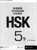 [Tiengtrungthuonghai vn]sách bài tập giáo trình chuẩn hsk5   quyển hạ