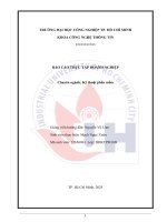 IUH - BCTT Kỹ thuật phần mềm - Công ty TINH giải pháp phần mềm Sunshine Software