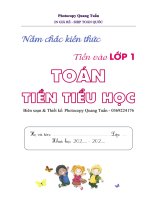 Bìa toán tiền tiểu học