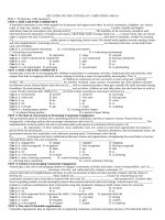 Đề cương Ôn tập cuối học kỳ 1 môn tiếng anh 10   hs   copy