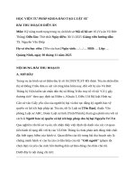 Diễn Án hình sự dành cho lớp học luật sư năm 2025 hồ sơ số 16   bảo vệ theo hướng tố cáo tội giết người chưa Đạt