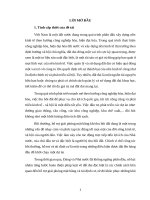 Tiểu luận Quản lý QLĐĐ - Quản lý nhà nước về bồi thường, hỗ trợ và tái định cư khi Nhà nước thu hồi đất ở Việt Nam