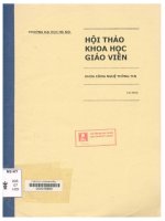 000076955 ỨNG DỤNG CÔNG CỤ MOODLE QUIZ VÀO VIỆC KIỂM TRA, ĐÁNH GIÁ KẾT QUẢ HỌC TẬP SINH VIÊN