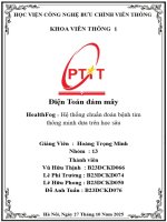 Điện toán Đám mây healthfog   hệ thống chuẩn Đoán bệnh tim thông minh dựa trên học sâu