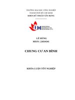 IUH - KLTN Kỹ thuật xây dựng - CHUNG CƯ AN BÌNH