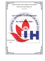 IUH - BCTT Kỹ Thuật Phần Mềm