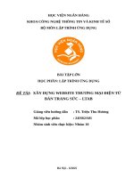 Lập trình Ứng dụng Đề tài xây dựng website thương mại Điện tử bán trang sức – ltab