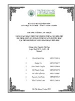 Nâng cao nhận thức dự phòng thừa cân béo phì do thói quen Ăn uống Ở trẻ lứa tuổi tiểu học tại thành phố Đà nẵng giai Đoạn 2025 2026