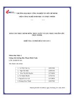 Báo cáo thực hành môn truy xuất và xác thực nguồn gốc thực phẩm ssđề tài cà phê hòa tan 3 in 1