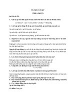 Đề cương ôn tập cuối kỳ - Thiết bị đo