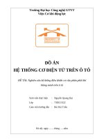 Đồ Án hệ thống cơ Điện tử trên Ô tô Đề tài nghiên cứu hệ thống Điều khiển cơ cấu phân phối khí thông minh trên Ô tô