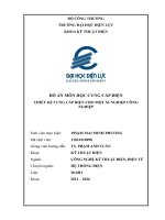 Đồ Án môn học cung cấp Điện thiết kế cung cấp Điện cho một xí nghiệp công nghiệp 2