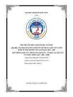 Chủ Đề so sánh giữa nền kinh tế tập trung liên xô và nền kinh tế thị trường mỹ giai Đoạn 1960 – 1990