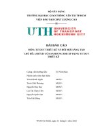 Môn tư duy thiết kế và Đổi mới sáng tạo chủ Đề lợi Ích của samsung khi Áp dụng tư duy thiết kế