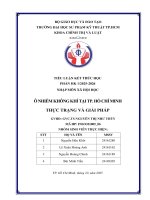 Ônhiễm không khí tại tp  hồ chí minh thực trạng và giải pháp