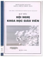 000078461 BIÊN PHIÊN DỊCH HAY CỬ NHÂN NGOẠI NGỮ? - Xem xét lại vị trí của môn dịch trong chương trình đào tạo cử nhân ngoại ngữ hiện hành -