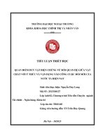 Quan Điểm duy vật biện chứng về mối quan hệ giữa vật chất với Ý thức và vận dụng vào công cuộc Đổi mới của nước ta hiện nay