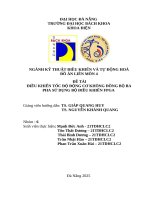 Đề tài Điều khiển tốc Độ Động cơ không Đồng bộ ba pha sử dụng bộ Điều khiển fpga